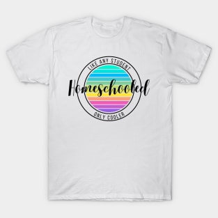 Homeschool Stamp Colorful T-Shirt